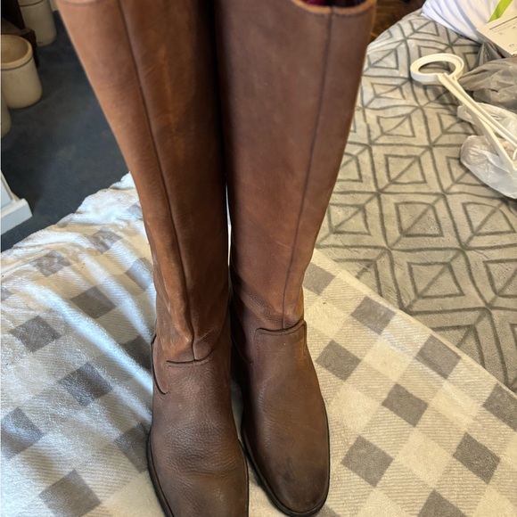 Born Shoes - Born Plaid Lined Leather Boots